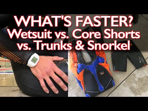 What&rsquo;s Faster? Wetsuits vs Core Shorts vs Snorkel with Dave Erickson