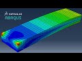 Basic Abaqus Tutorial: Beam Deflection Simulation