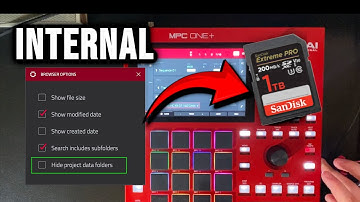 MPC - Move Internal Files to an SD Card