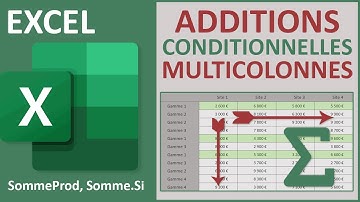 Sommes conditionnelles sur plusieurs lignes et colonnes