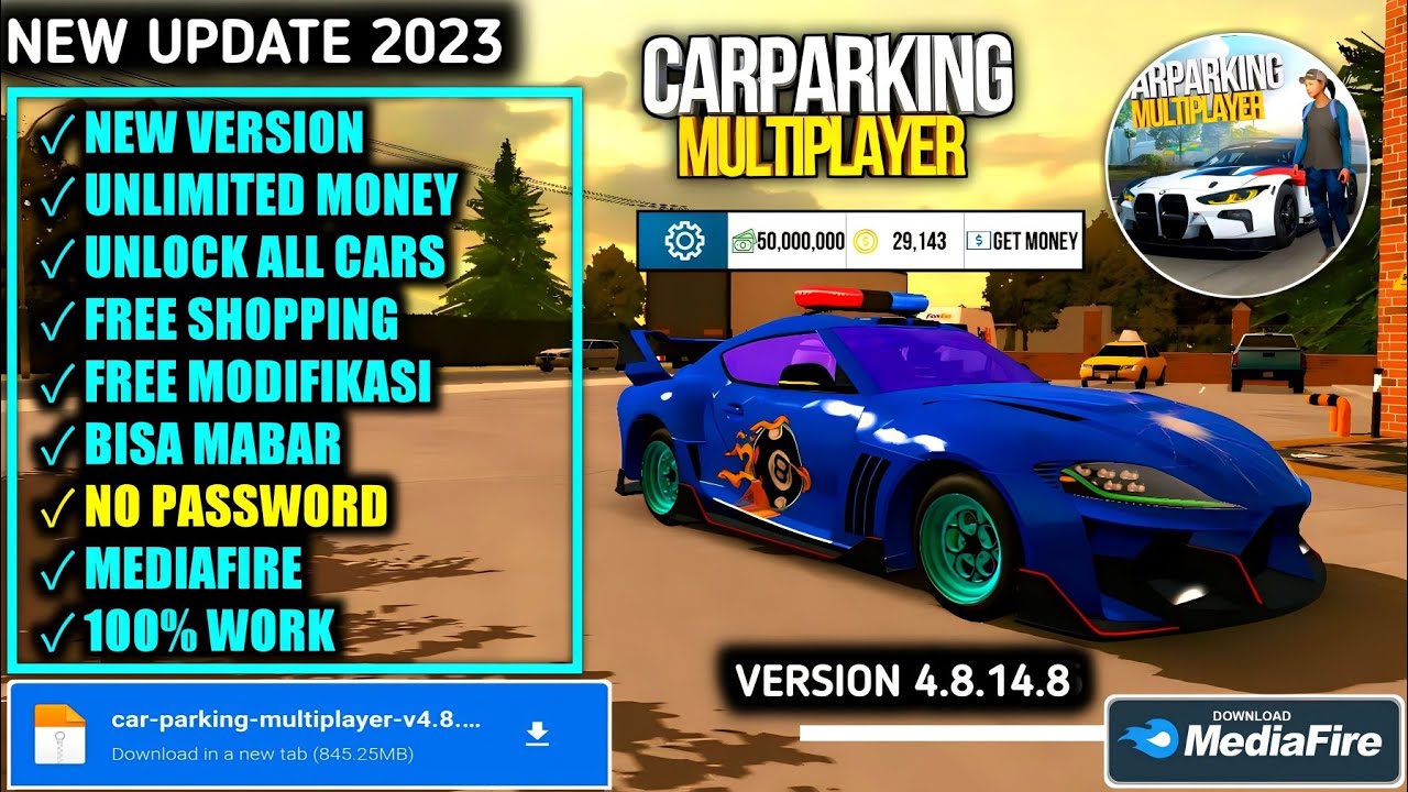 Car Parking Multiplayer MOD APK V4.8.14.8 (MOD, Unlimited Money