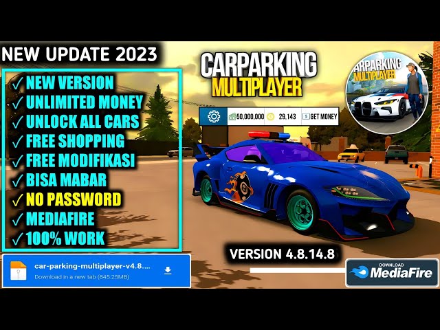 UPDATE! Car Parking Multiplayer Mod Apk Terbaru 4.8.13.6 Unlock