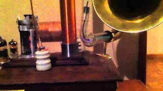Completed steampunked Plasma speaker