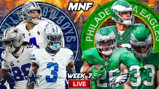 🏈 Cowboys vs Eagles ULTIMATE Live Stream Reactions With Cowboys MELTDOWN CAM | MNF Week 7