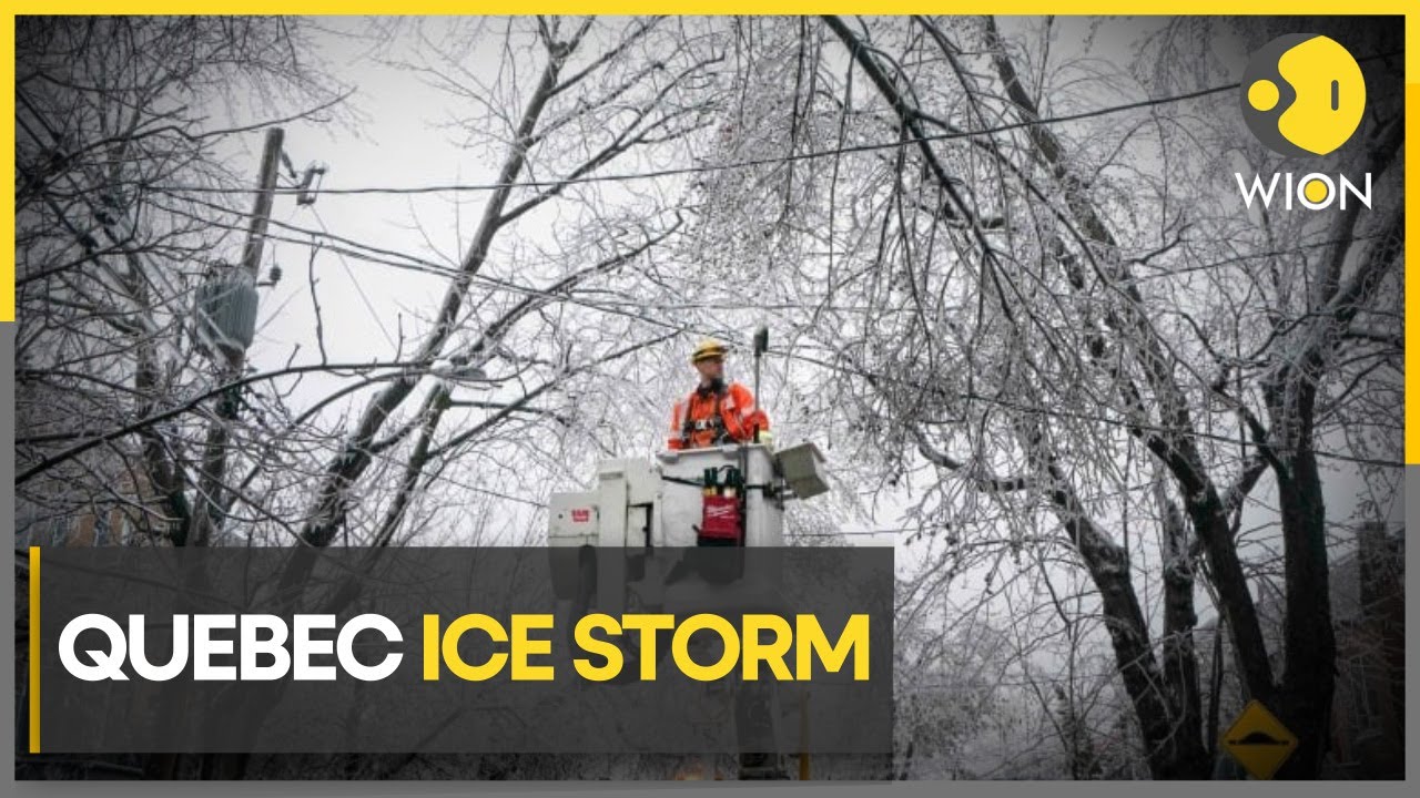 Quebec ice storm leaves two dead, a million without power | WION Climate Tracker