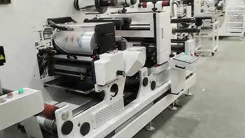 Label converting finishing machine