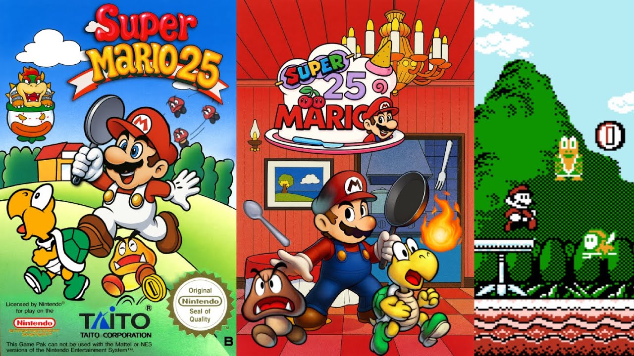 Super Mario 25 | Hack of Wanpaku Kokkun No Gourmet World (Panic Restaurant) NES