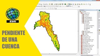 Como hacer un mapa de pendiente para una cuenca hidrográfica  ArcGIS 10.1