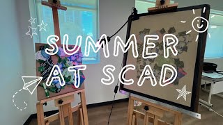 summer art classes at SCAD atlanta | week in my life