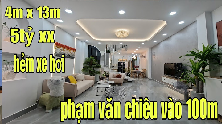 Bán nhà hẻm 355 phạm văn chiêu gò vấp năm 2024