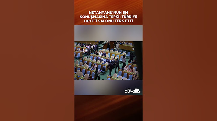 Netanyahu’yu şoka uğratan anlar! Türkiye salonu böyle terk etti! #shorts