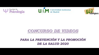 Concurso de vídeos para la salud - 2019/2020 - Prevención y Promoción de la Salud