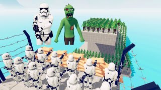 Starwars vs Zombie 200 Units - Totally Accurate Battle Simulator TABS