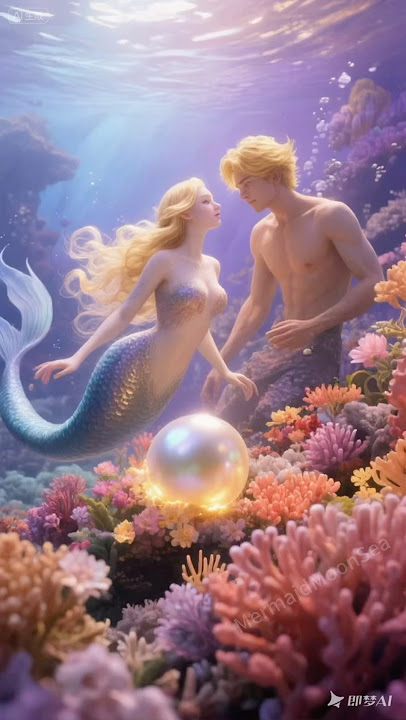 Beautiful mermaids falling in love🧜🏻‍♀️#beautifulmermaid #mermaidlove #mermaids #mermaid #aivideo