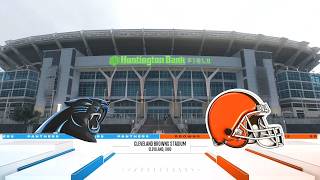 Panthers vs Browns Week 3 Simulation | Madden 27 Rosters