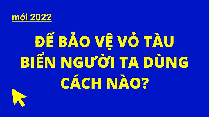 Bảo vệ kim loại chống ăn mòn điện hóa năm 2024