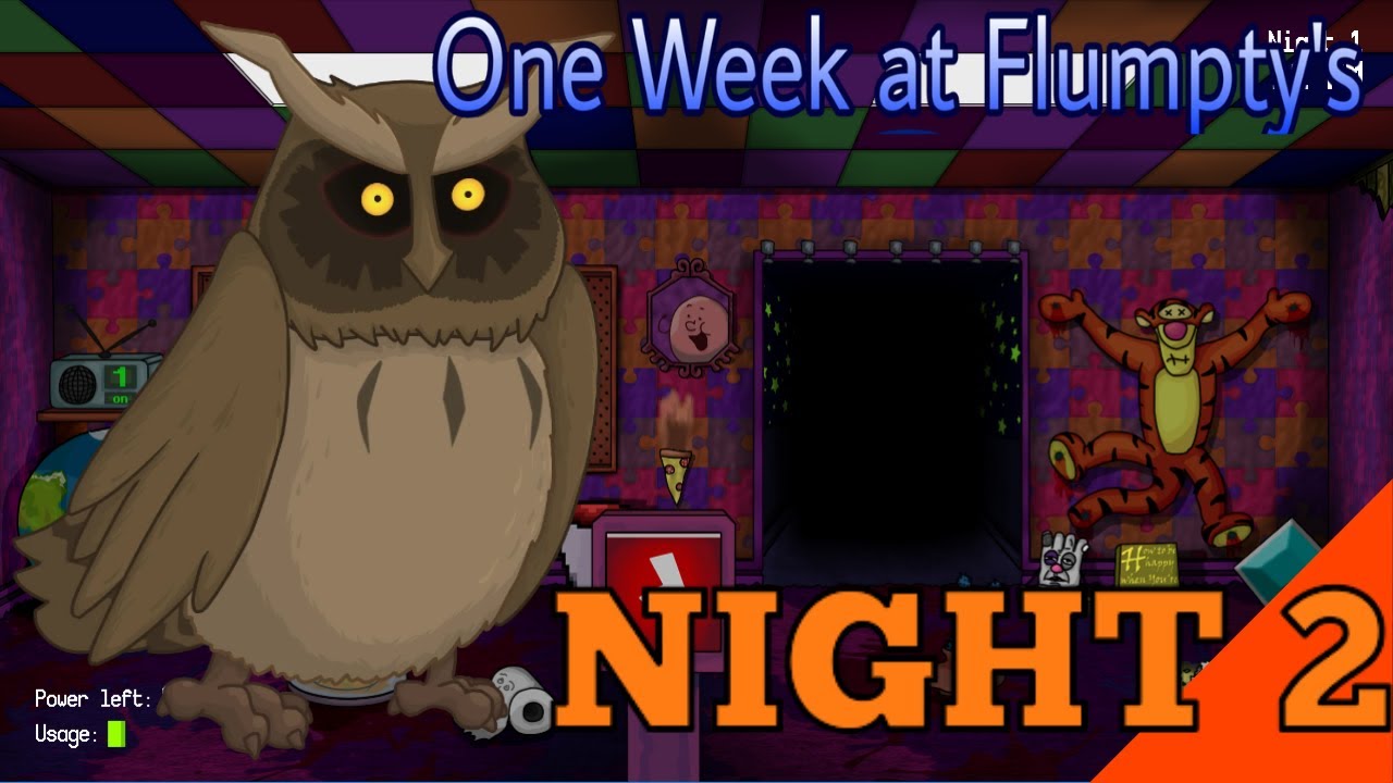 One Week at Flumpty's Fan-Made Night 2 Demo (Walkthrough) || Night 2 ...