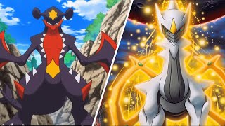 Mega Garchomp Vs Arceus | Pseudo Legendary Vs MYTHICAL | Pokemon Battle