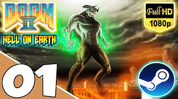 Doom 2: Hell on Earth Walkthrough (Ultra Violence, All Secrets, Kills, & Items) Part 1 - Map 01 - 05