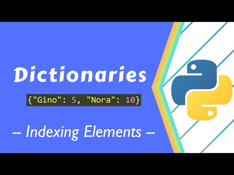 Accessing elements in a Python Dictionary -Advanced Python  - Programming Tutorial