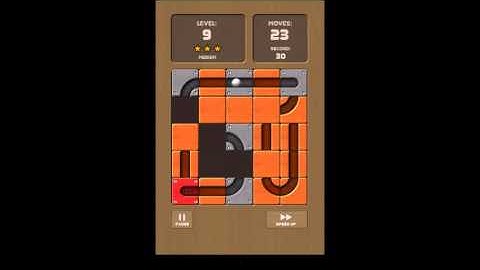 Unroll Me Medium Level 9 Walkthrough 3 Stars