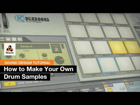 How to make drum sounds your own with Kong - Reason Sound Design