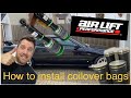 Part 2: R34 air ride | installing coilover bags and running the lines | how to |