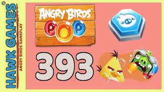 Angry Birds Stella POP Bubble Shooter Level 393 - Walkthrough, No Boosters