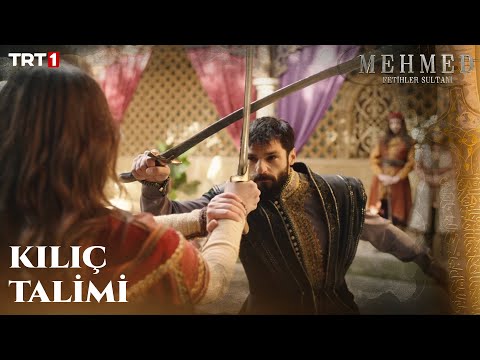 Sultan Mehmed ve Gülşah Hatun’un kılıç talimi ⚔️ - Mehmed: Fetihler Sultanı 11. Bölüm @trt1