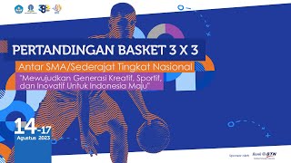 Closing Ceremony Pertandingan Basket 3x3 antar SMA pada DISPORSENI Nasional UT Tahun 2023