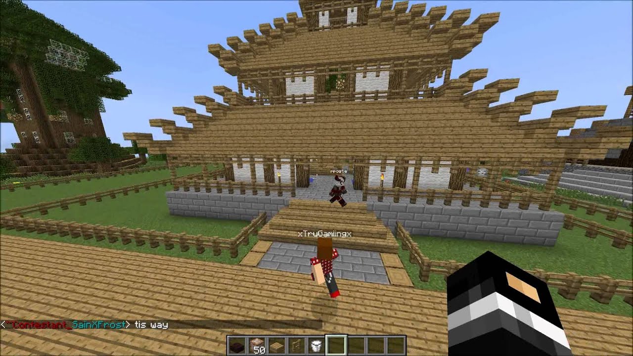 Minecraft Building Challenge - Ep 10 - Chinese Castle 