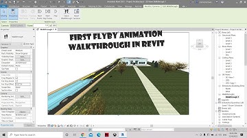 2nd Try Flyby Animation Walkthrough in Revit