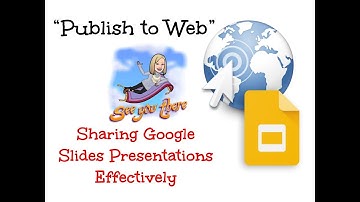 Google Slides - Publish to Web Option!