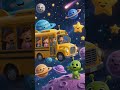 Ride the bus across colorful planets and stars! A space adventure  #WheelsOnTheBus #SpaceAdventure