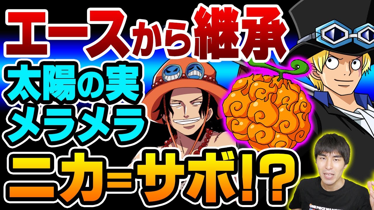 サボ が ニカ となる エース から メラメラの実 を継承した本当の意味とは One Piece ワンピース Youtube