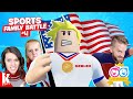 K-City Sports Gaming Family Battle 4: ROBLOX Mini Games Edition! K-CITY