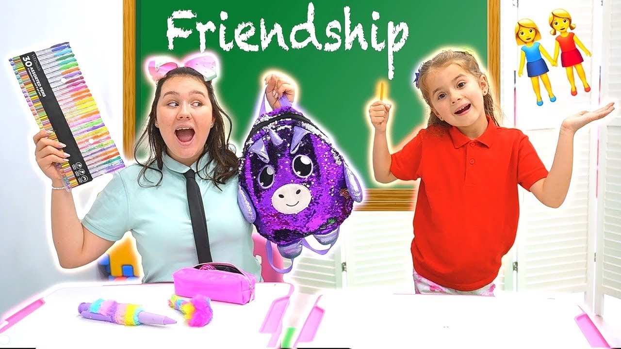 Friendship at School. My best friend at School. Have good friends at school