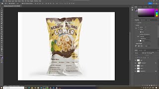 Tutorial Mockup Kemasan Snack - Cemilan | Adobe Photoshop Untuk Pemula - UMKM