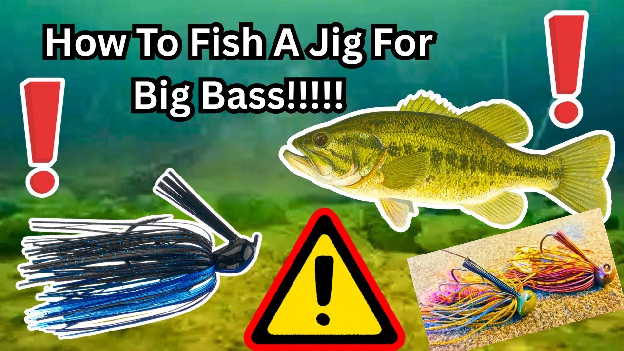 How To Fish A Jig For Big Bass!!!!!!!!!!!!!!