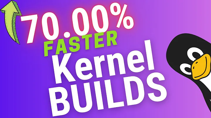 HUGE Improvements made to Linux Kernel Builds!! 70.00% Faster Builds - Open Source is Amazing.