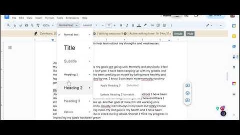 Create a Table of Contents with Google Doc Headings