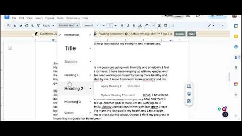Create a Table of Contents with Google Doc Headings