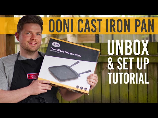 OONI CAST IRON GRIZZLER  Unboxing & How to Season Cast Iron