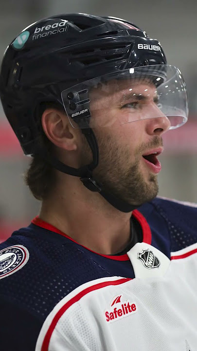 Boone Jenner Hockey - Boone's interview yesterday. Looking good Boone  😍😘🥅🏒 #boonehasafullbeard #boonejenner #cbj