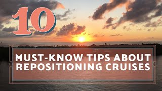 10 MustKnow Tips About Repositioning and Transatlantic Cruises