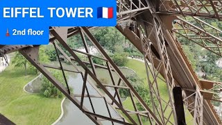 [4K] 🇨🇵 PARIS/ BEST TO VISIT EIFFEL TOWER/TOUR EIFFEL- 2nd floor #paris #france