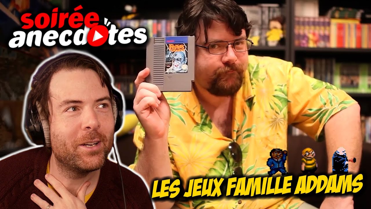 Soirée anecdotes – Best-of #64 (Les jeux Famille Addams)