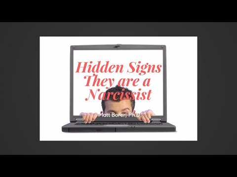 Hidden Signs They are a Narcissist