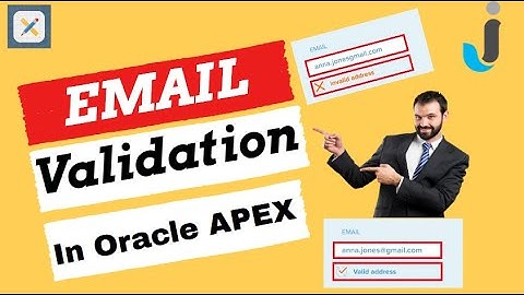 Oracle APEX Tutorial(59)-Email Validation in Oracle APEX with Example