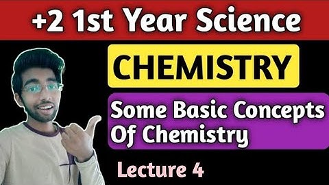 Plus two first year chemistry | Plus two science | Some Basic Concept Of Chemistry | Lecture 4